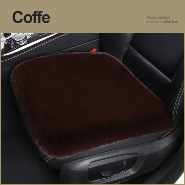 Fur Car Seat Cushion