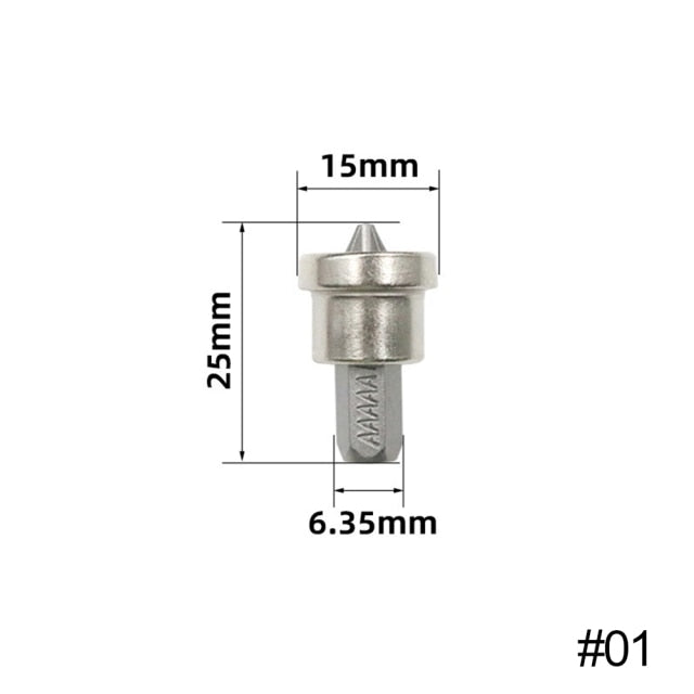 5PCS Magnetic Positioning Screwdriver Bits