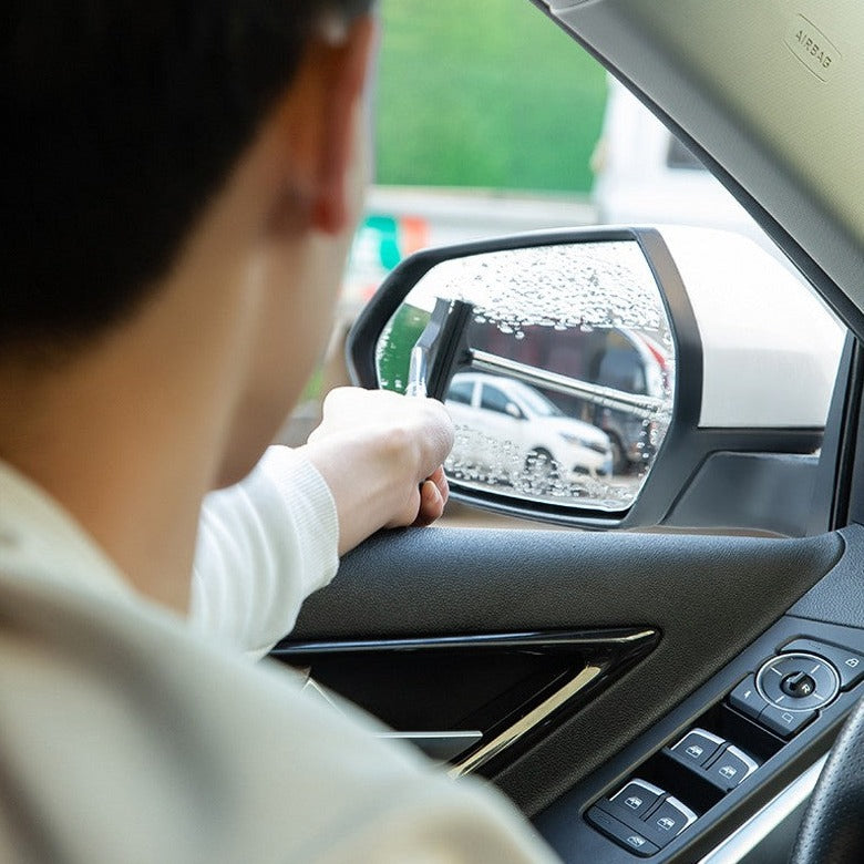 Retractable Rear-view Mirror Wiper