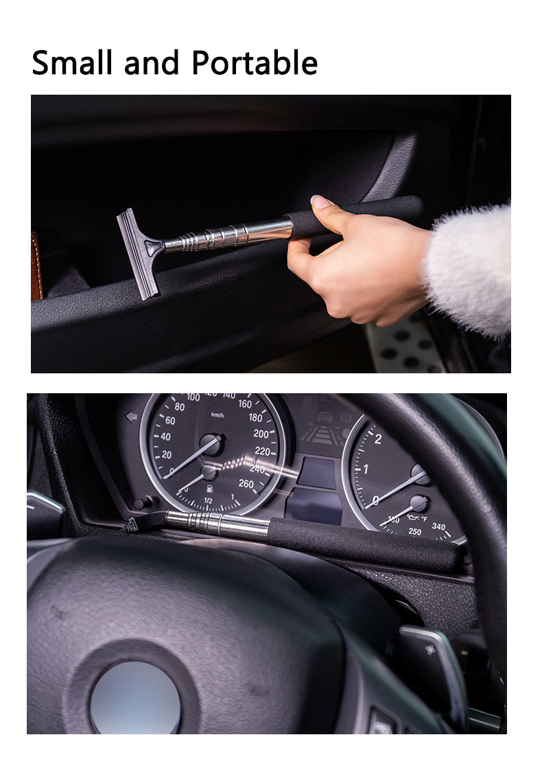 Retractable Rear-view Mirror Wiper