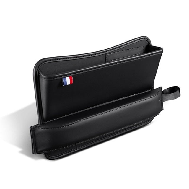 Leather Car Seat Slot Storage Box